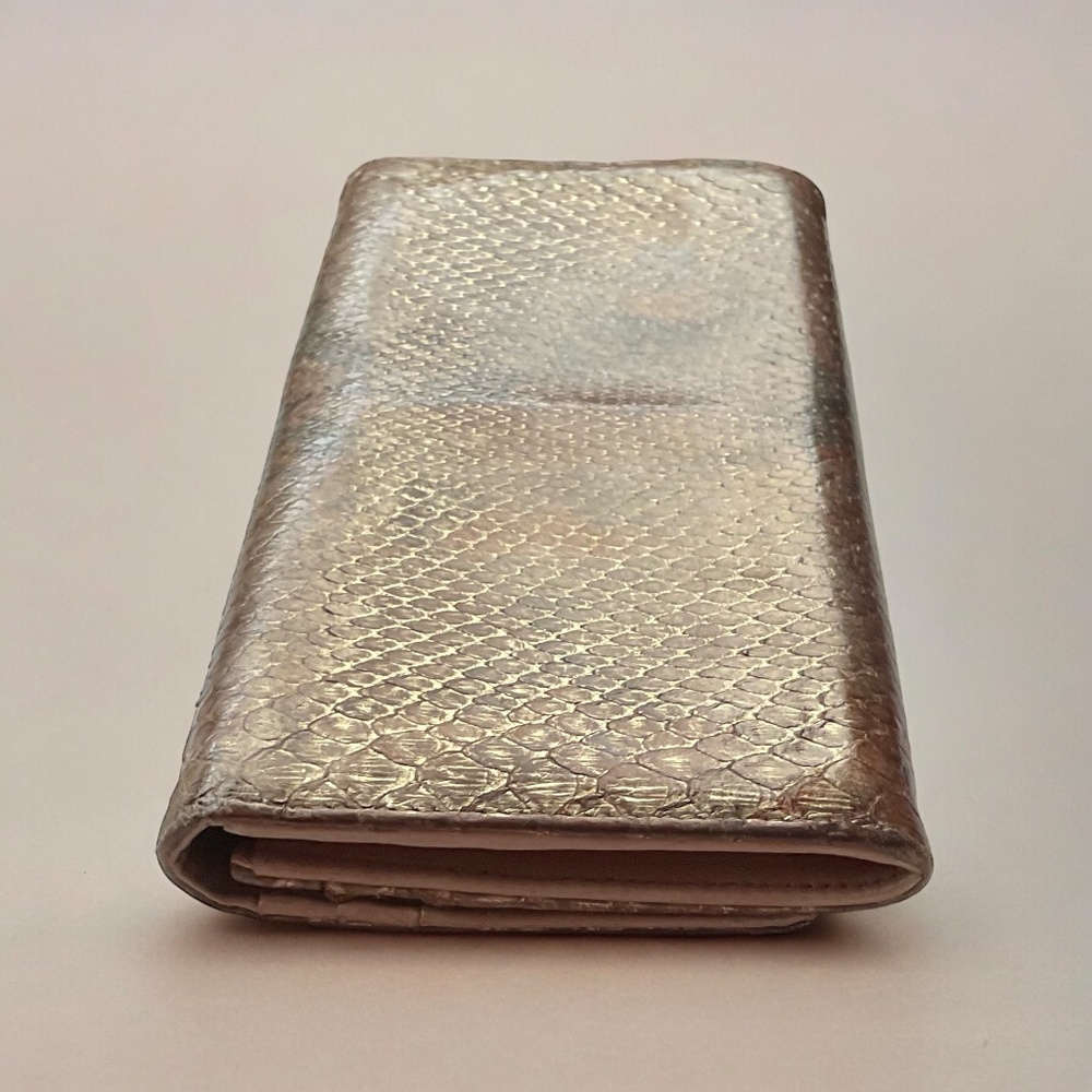 Authentic Prada Python Leather Continental Wallet… - image 2